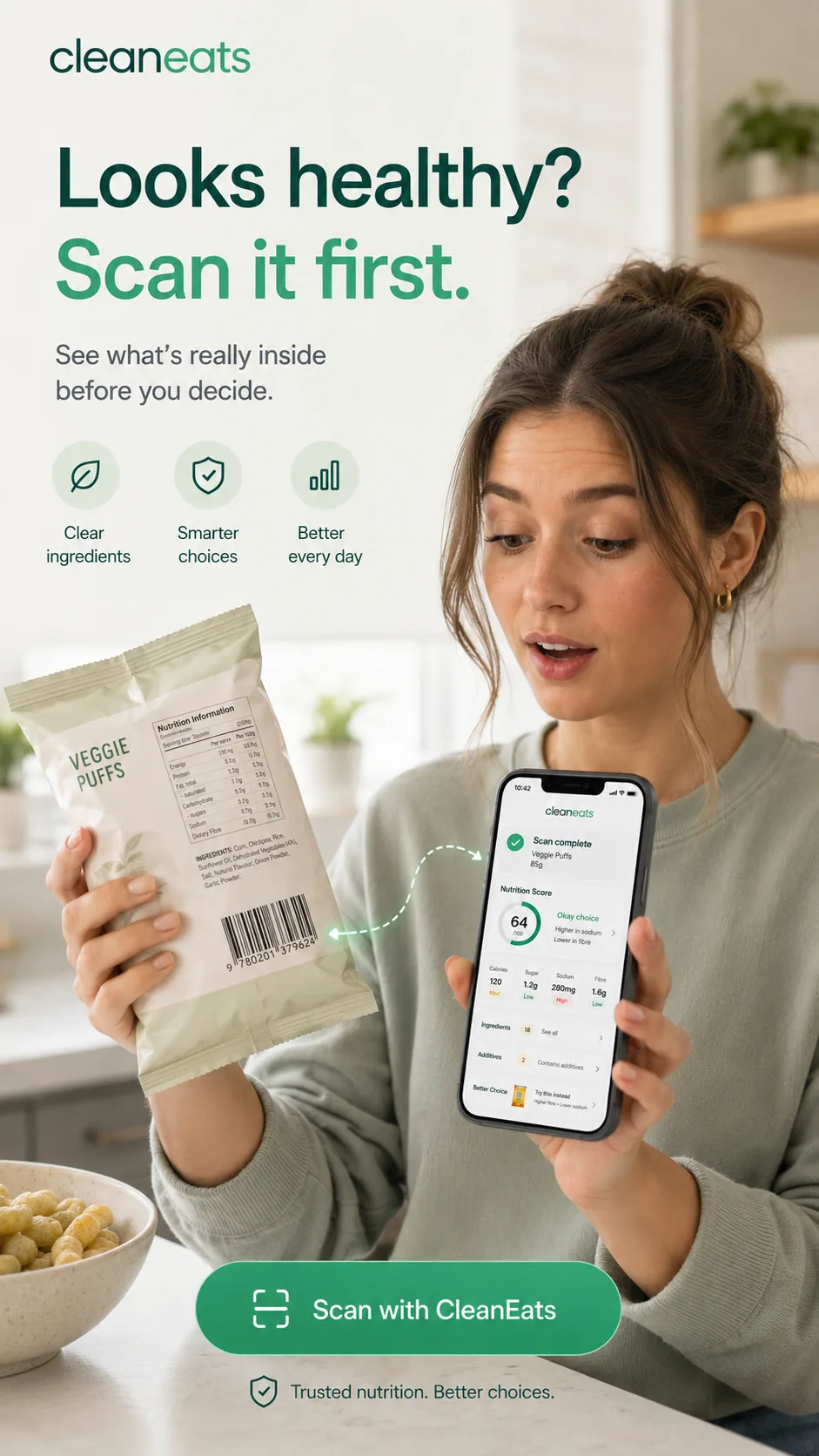 CleanEats: Turning Food Labels Into Clearer Choices frame 4