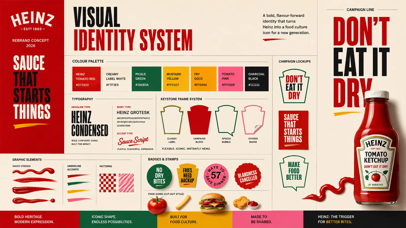 Heinz Rebrand Concept: Sauce That Starts Things frame 3