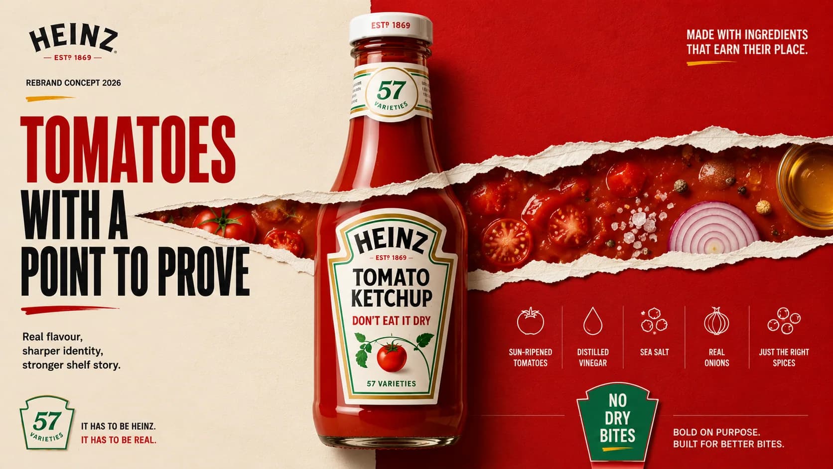 Heinz Rebrand Concept: Sauce That Starts Things frame 5