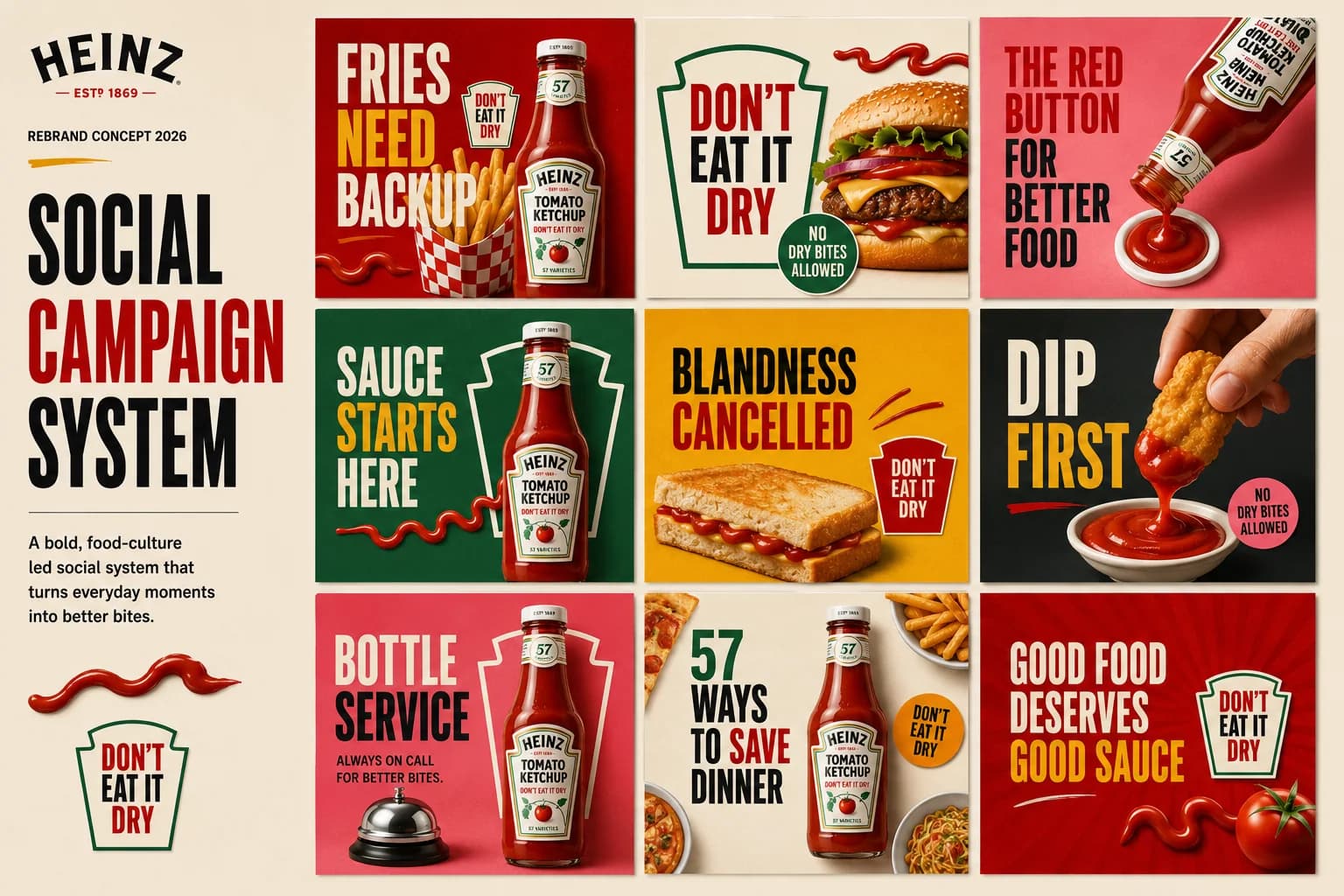Heinz Rebrand Concept: Sauce That Starts Things frame 6