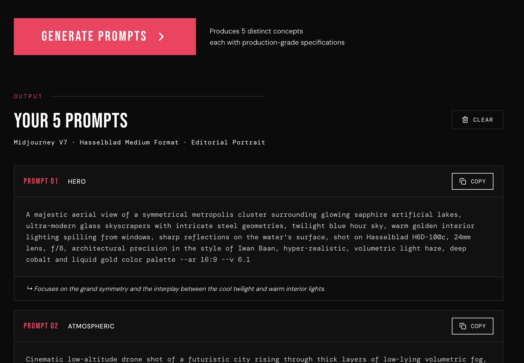 Detailed Production-Level Prompts